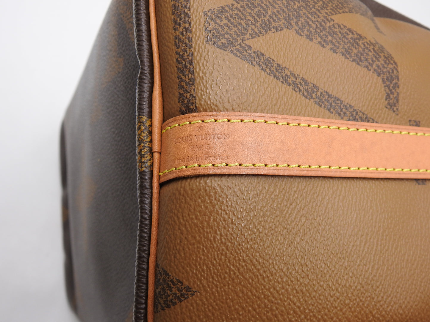 LOUIS VUITTON Monogram Reverse Giant Speedy 30 Bandouliere Hand Bag M44602