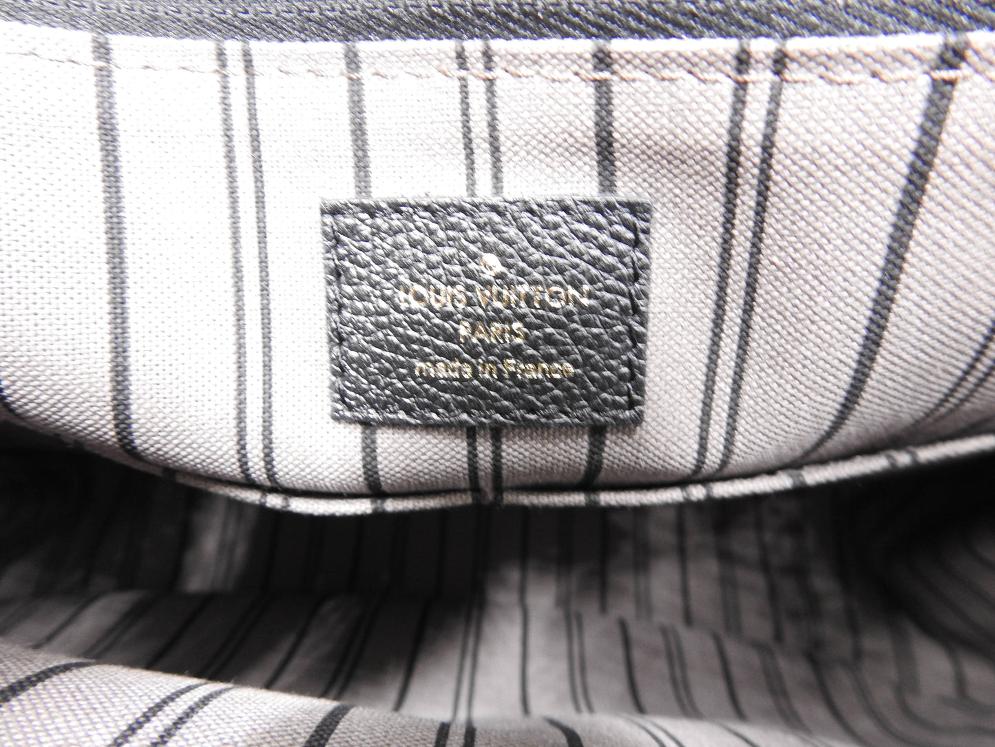 LOUIS VUITTON Spontini 2way Shoulder Bag Monogram Empreinte Black M42819