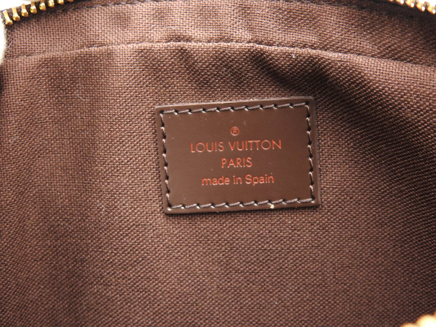 LOUIS VUITTON Damier Ebene Bumbag Brooklyn Waist Body Belt Bag N41101