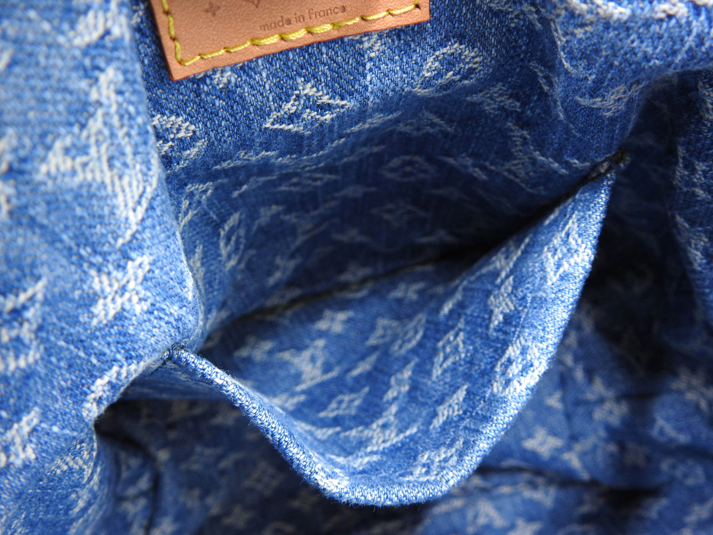 LOUIS VUITTON Venice LV Remix Mini Backpack Bag Monogram Denim M46836