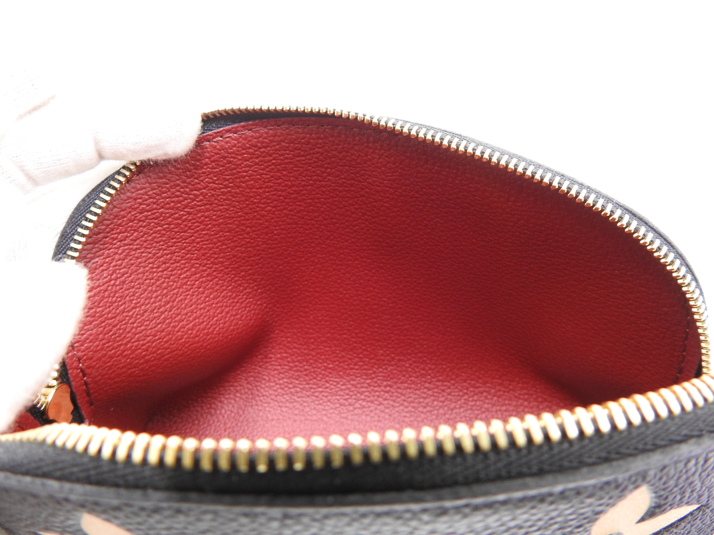 LOUIS VUITTON Monogram Empreinte Giant Cosmetic Pouch Black Beige M59086