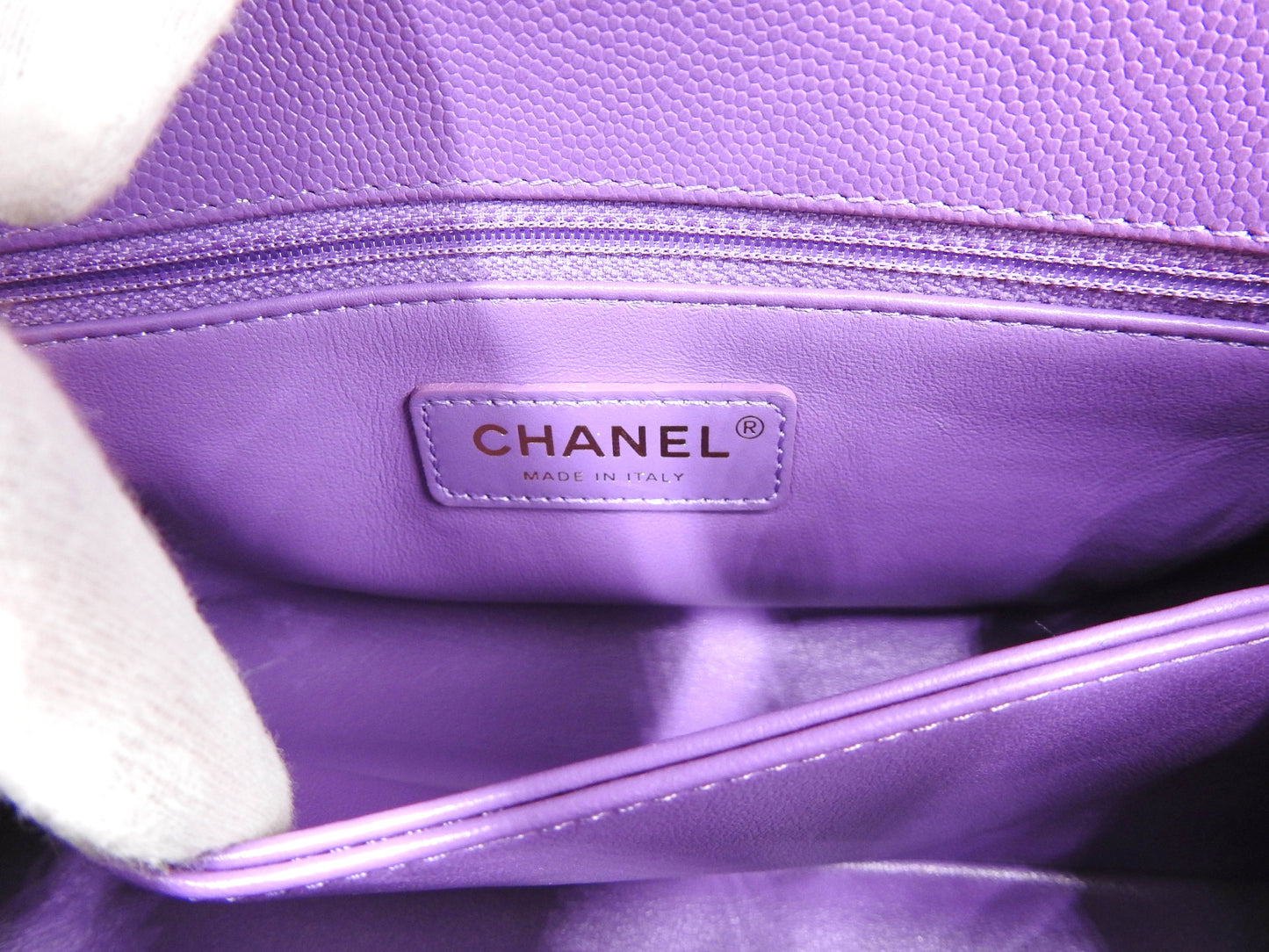 CHANEL Matelasse CoCo Handle Mini XS Shoulder Hand Bag Caviarskin A92990
