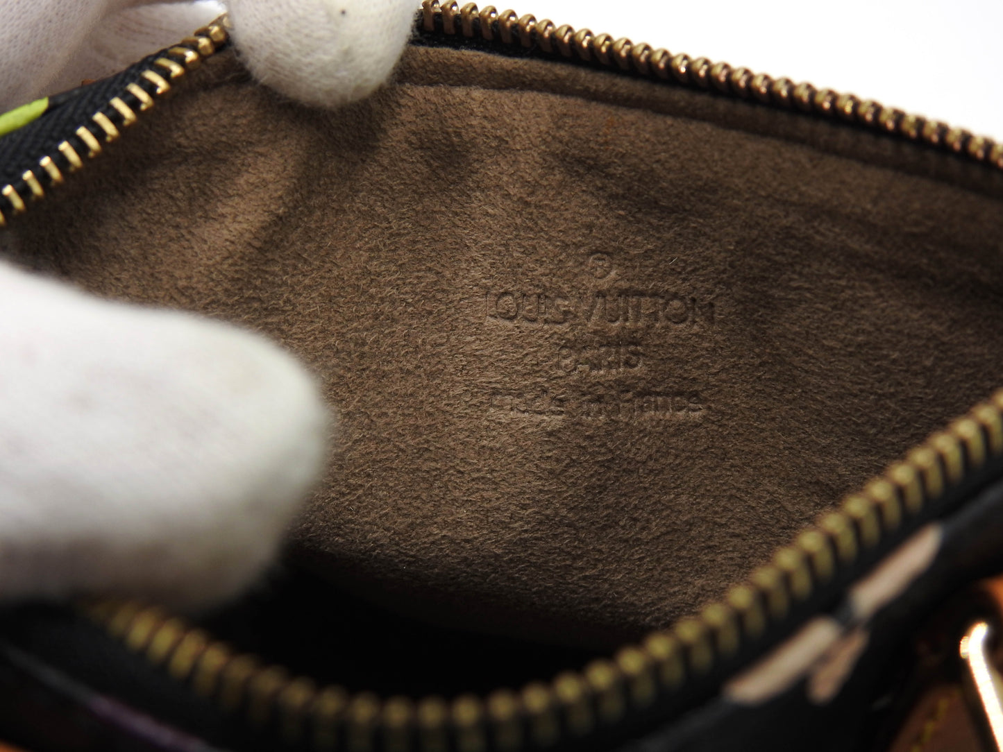 LOUIS VUITTON Monogram Mini Speedy Hand Bag Multicolor Noir Black M92644