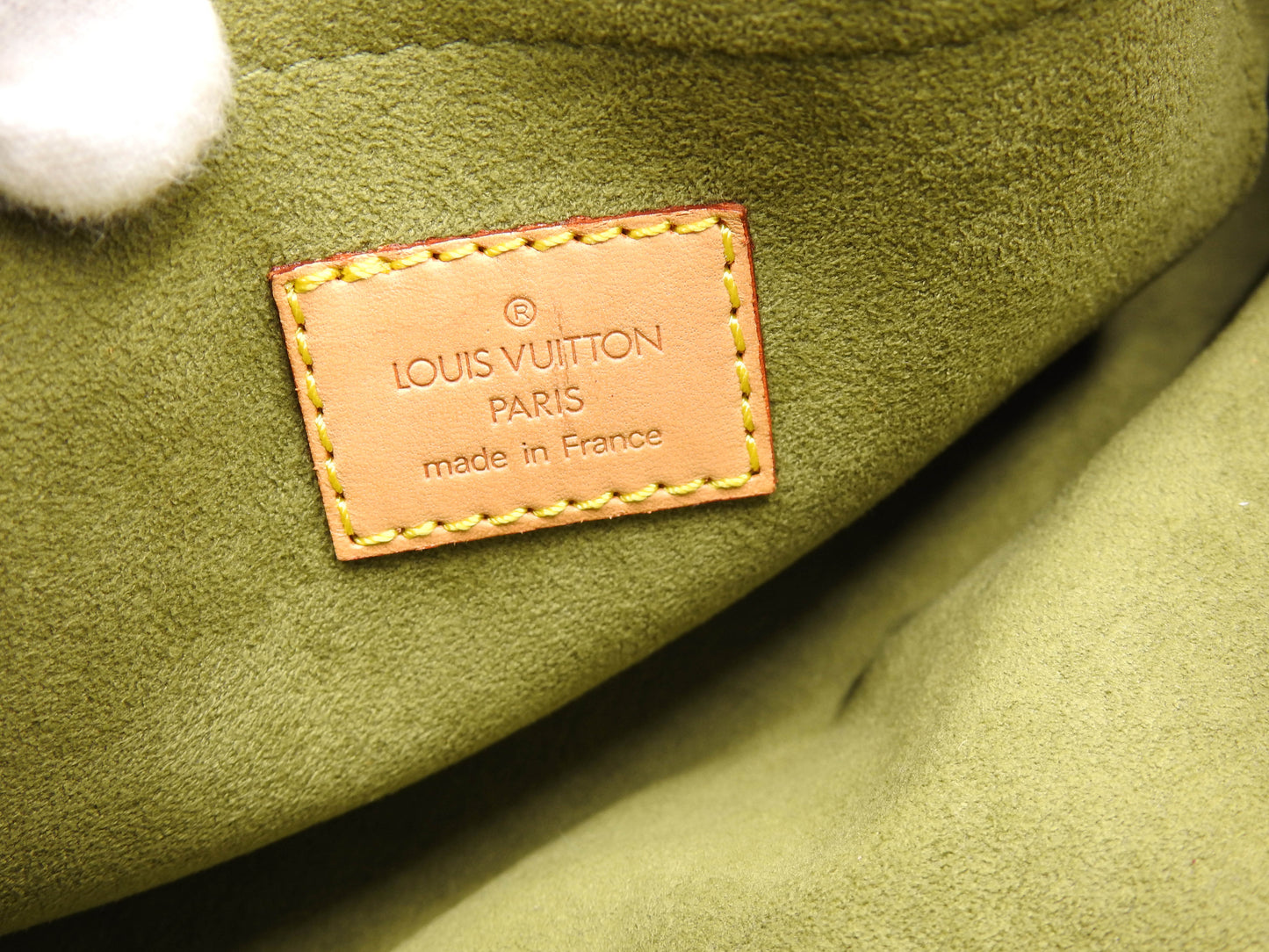 LOUIS VUITTON Monogram Denim Neo Speedy Hand Bag Boston Bag Khaki M95215