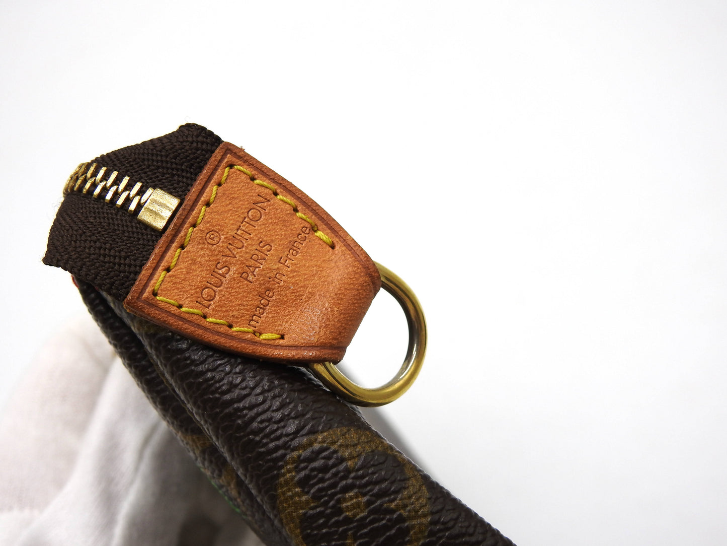 LOUIS VUITTON Monogram Cherry Pochette Accessories Pouch for Bucket PM