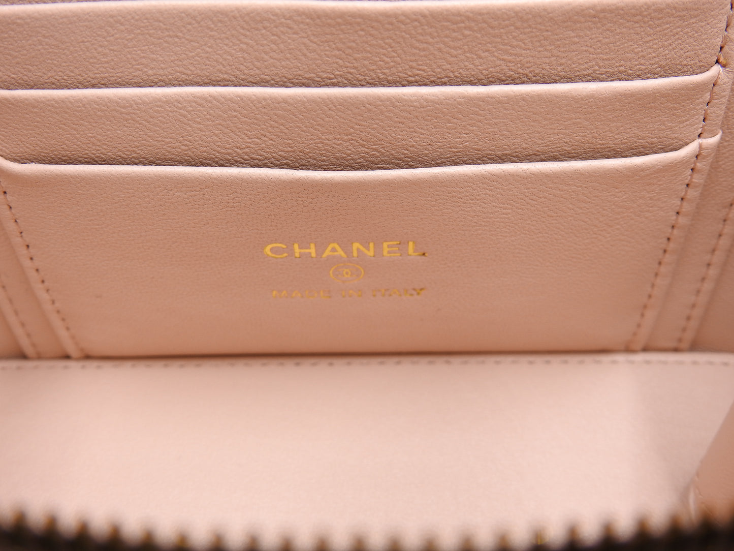 CHANEL CC Matelasse Top Handle 2way Small Chain Vanity Bag Lambskin Pink