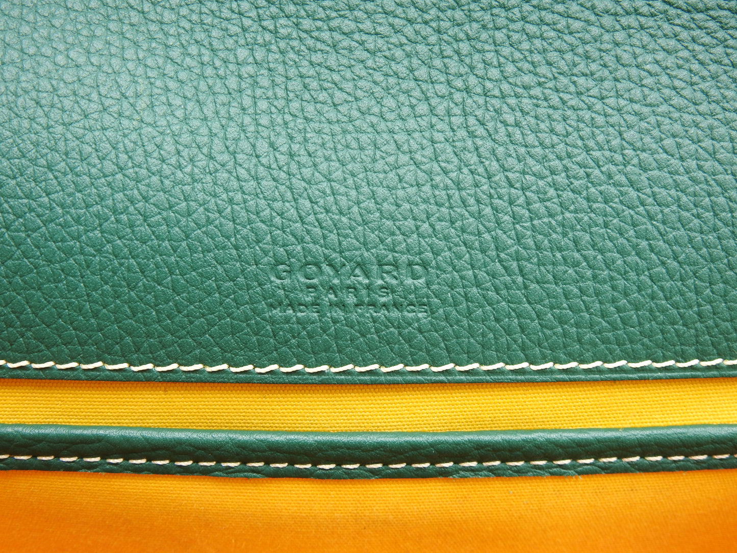 GOYARD Belvedere PM Shoulder Bag PVC Canvas Leather Green
