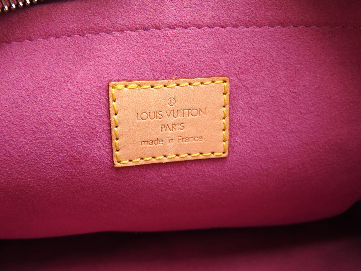 LOUIS VUITTON Monogram Denim Neo Speedy Boston Hand Bag Pink M95214