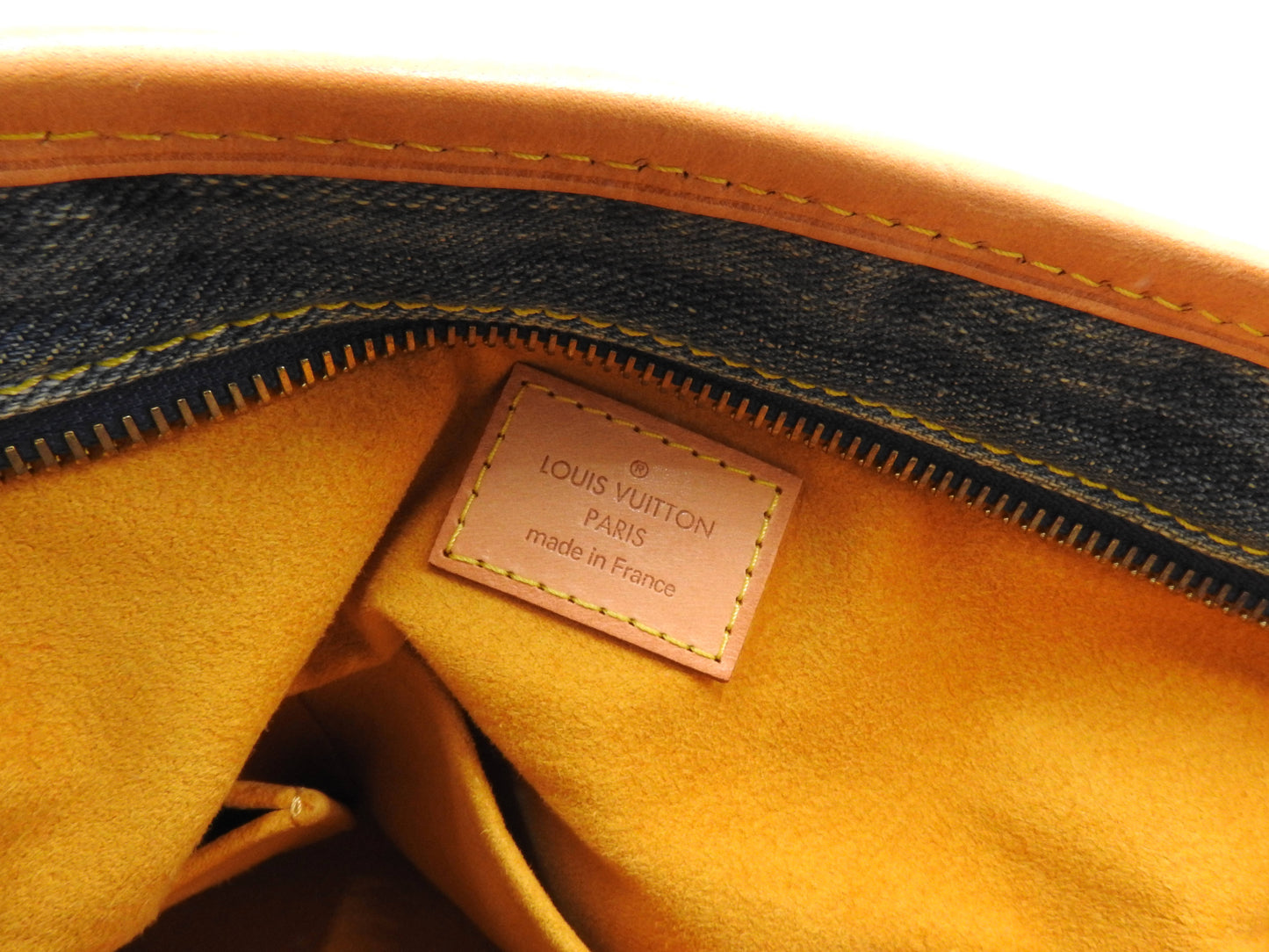 LOUIS VUITTON Neo Cabby GM Monogram Denim Shoulder Hand Bag Blue M95350