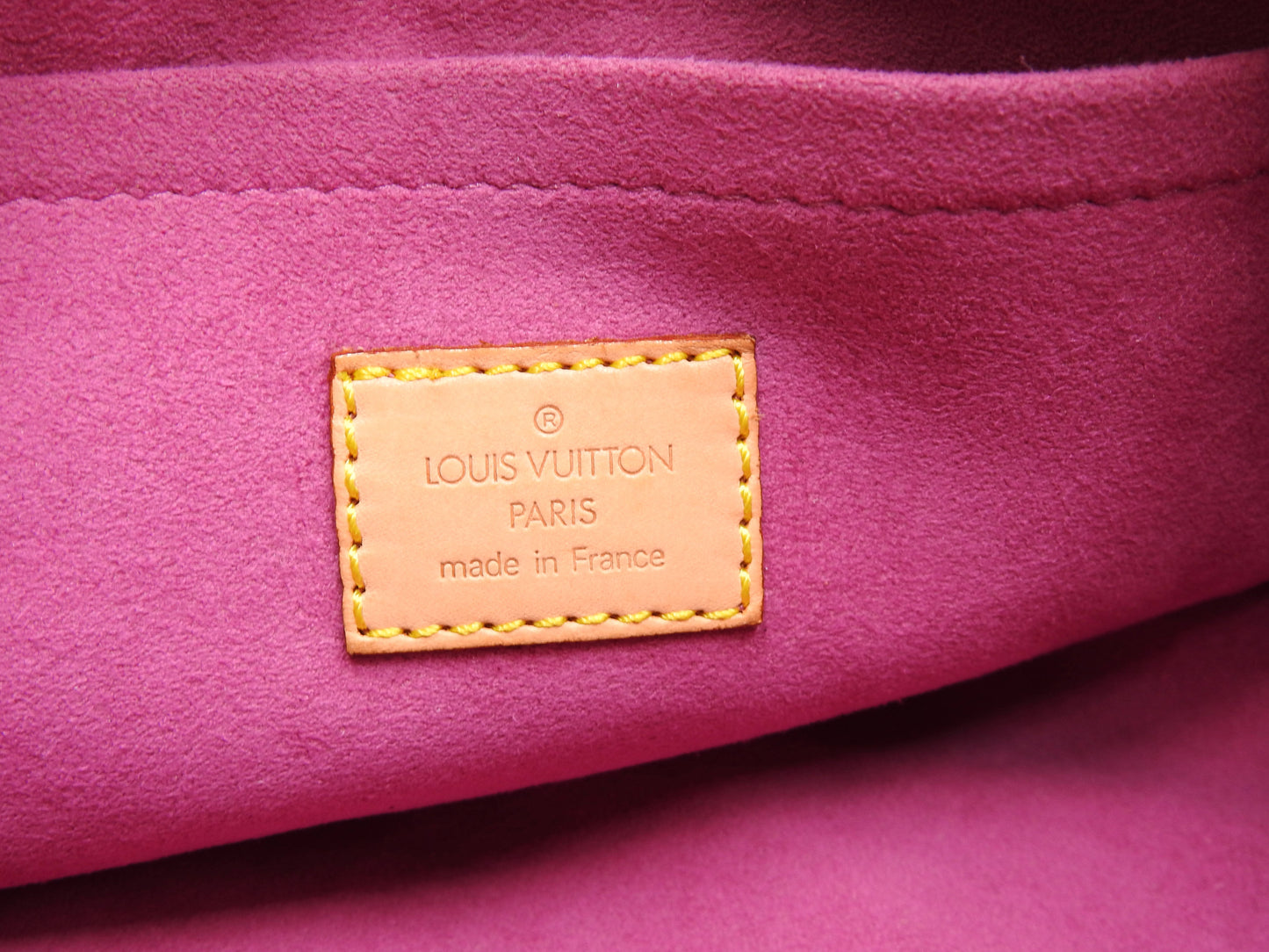 LOUIS VUITTON Monogram Denim Neo Speedy Boston Hand Bag Pink M95214