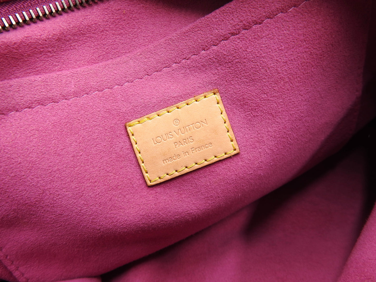 LOUIS VUITTON Monogram Denim Neo Speedy Hand Bag Boston Bag Pink M95214