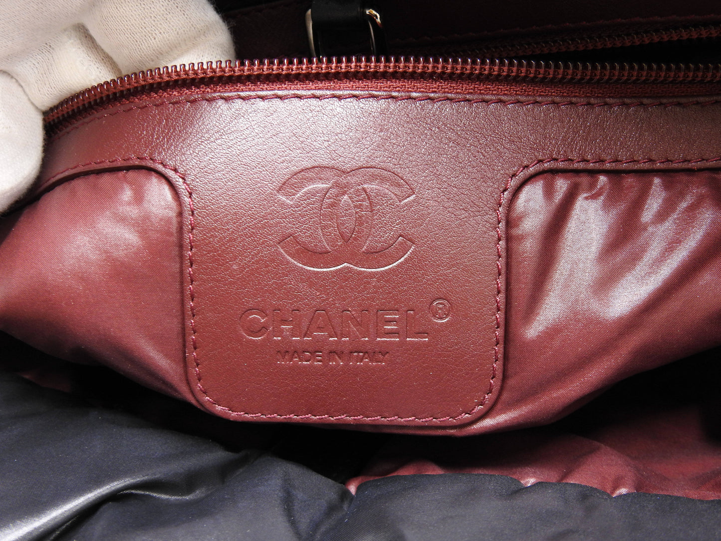 CHANEL Coco Cocoon PM Small Tote Bag Hand Bag Quilting Nylon Black A48610