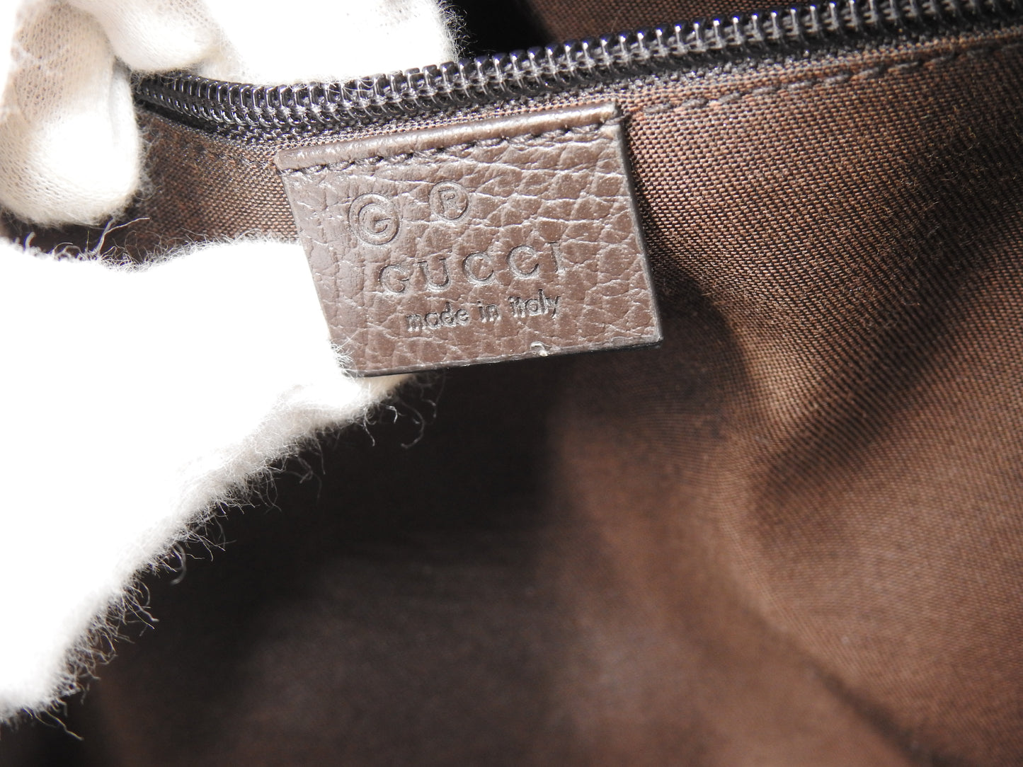 GUCCI Monogram GG Canvas Backpack Bag Beige Brown 449906 Outlet