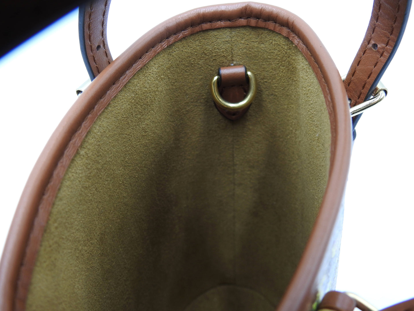 LOUIS VUITTON Nano Bucket Bag LV Garden Monogram Hand Shoulder Bag M81724