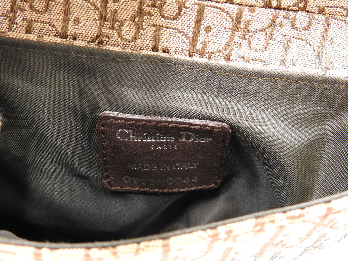 Christian Dior Rasta Trotter Saddle Belt Body Waist Bag Beige Multicolor