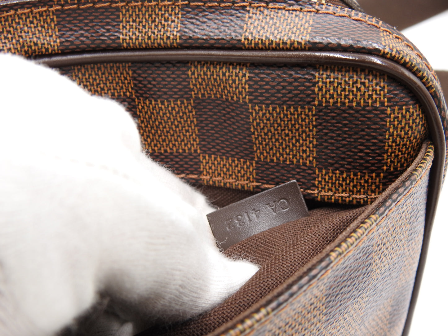 LOUIS VUITTON Bumbag Brooklyn Waist Body Belt Bag Damier Ebene N41101