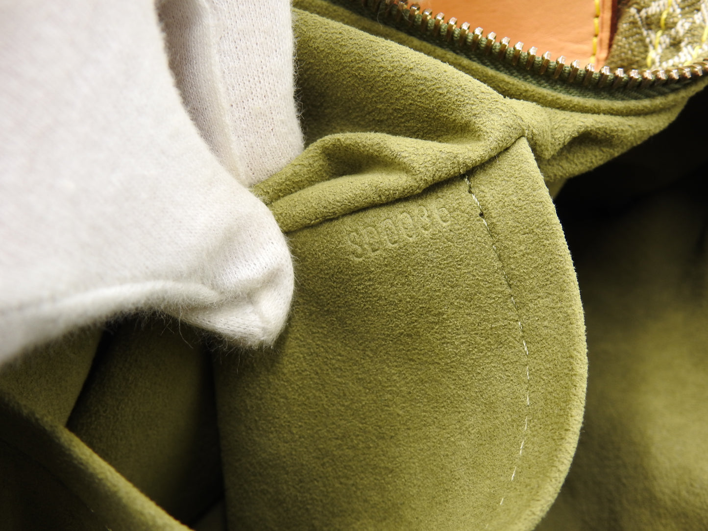 LOUIS VUITTON Monogram Denim Neo Speedy Hand Bag Boston Bag Khaki M95215