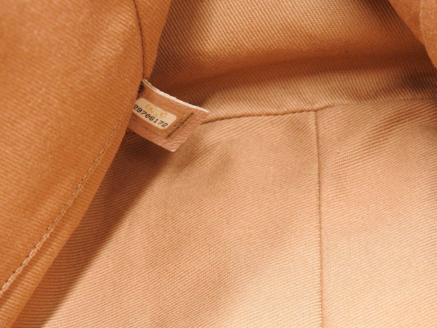 CHANEL Deauville MM Chain Tote Shoulder Bag Straw Canvas Beige Brown A67001