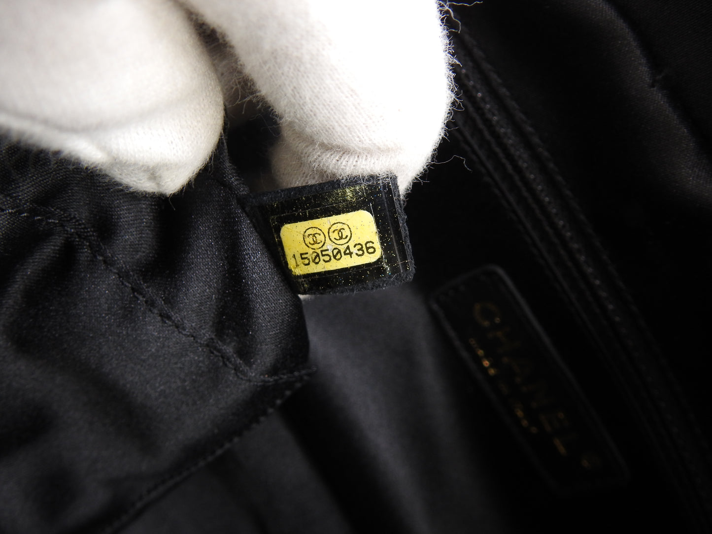 CHANEL CC Matelasse PTT Petit Timeless Tote Shoulder Bag Caviarskin A18004