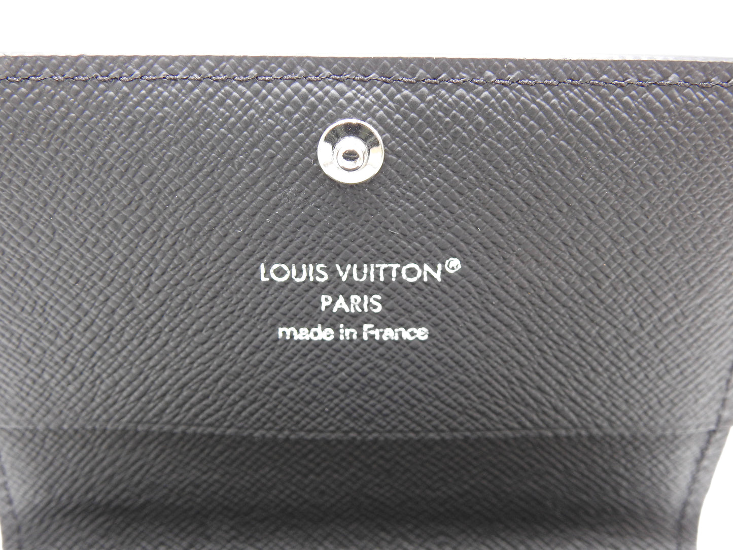 LOUIS VUITTON Monogram Eclipse Envelope Carte De Visite Card Holder M12874
