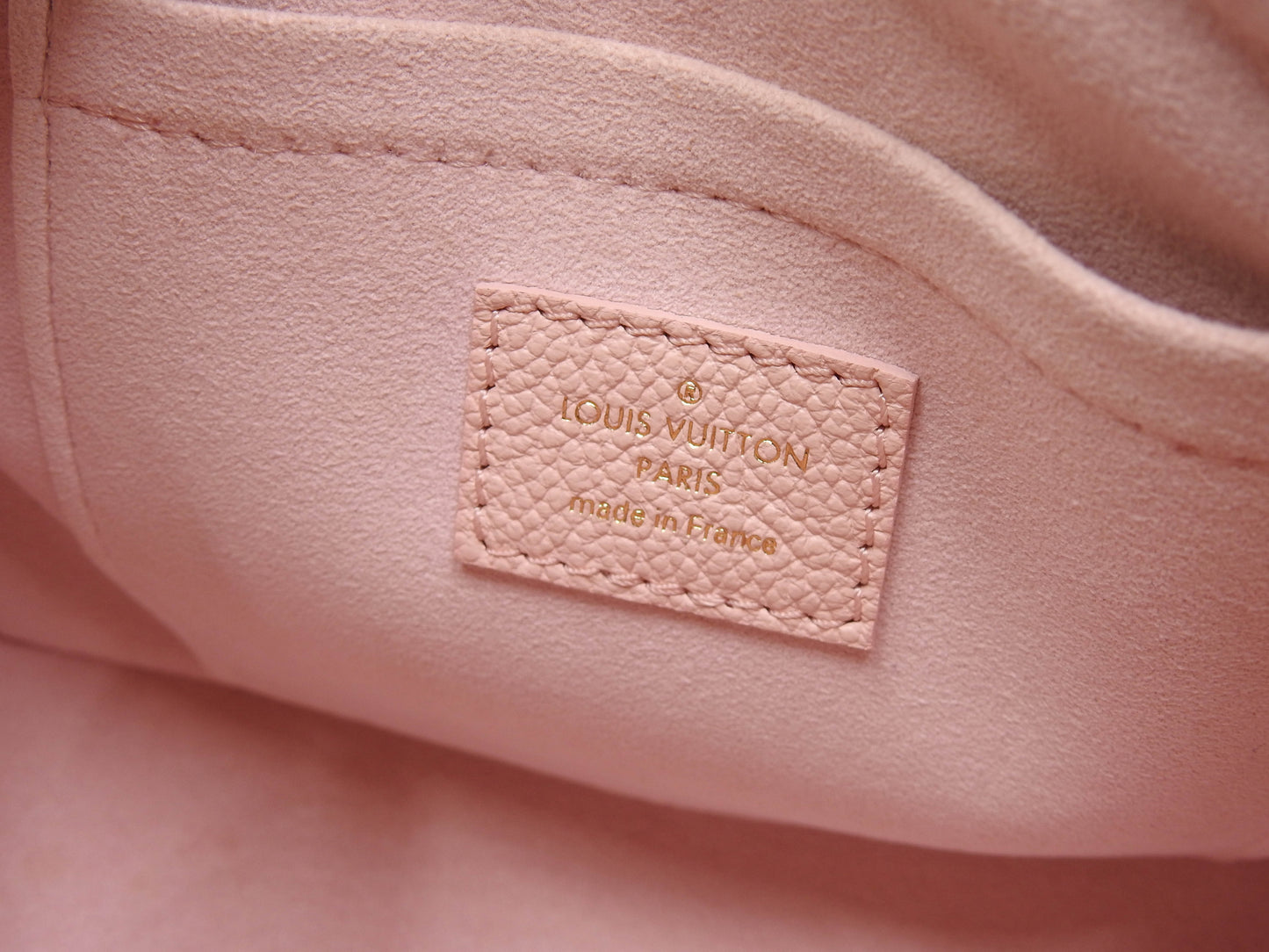 LOUIS VUITTON Monogram Empreinte Speedy 20 Bandouliere Hand Bag PInk M46518