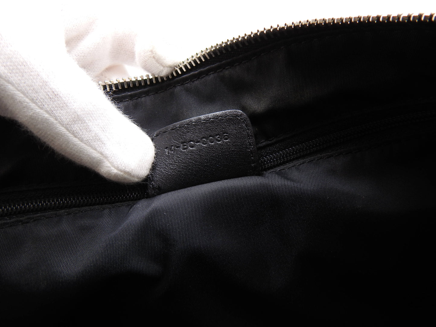 Christian Dior Trotter Oblique Boston Hand Bag Canvas Leather Black