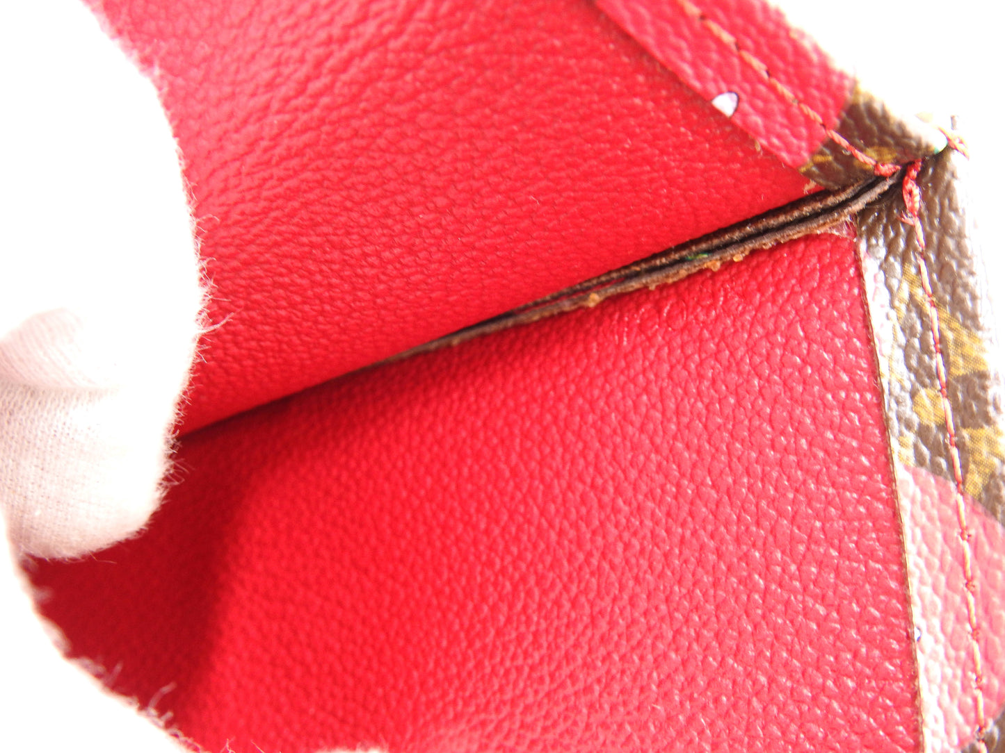 LOUIS VUITTON Monogram Cherry Sac Plat Tote Hand Bag Canvas M95010