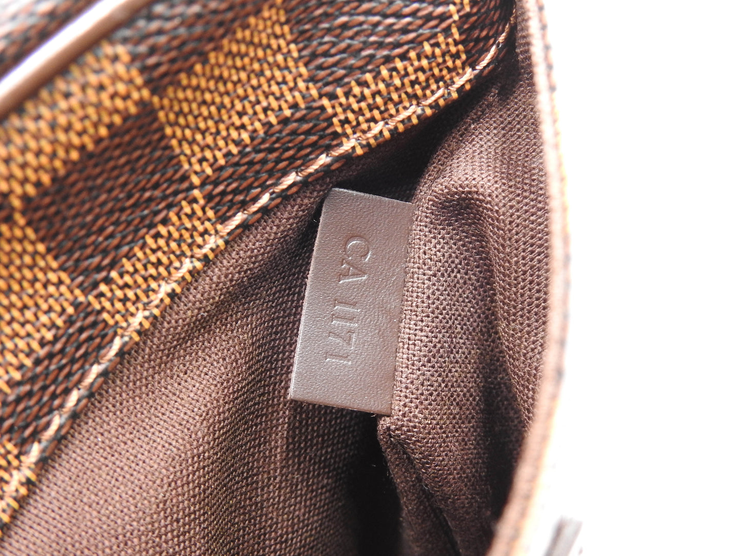 LOUIS VUITTON Damier Ebene Bumbag Brooklyn Waist Body Belt Bag N41101