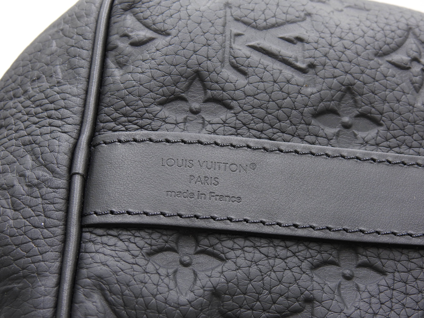 LOUIS VUITTON Keepall Bandouliere 35 Hand Bag Monogram Taurillon M22765