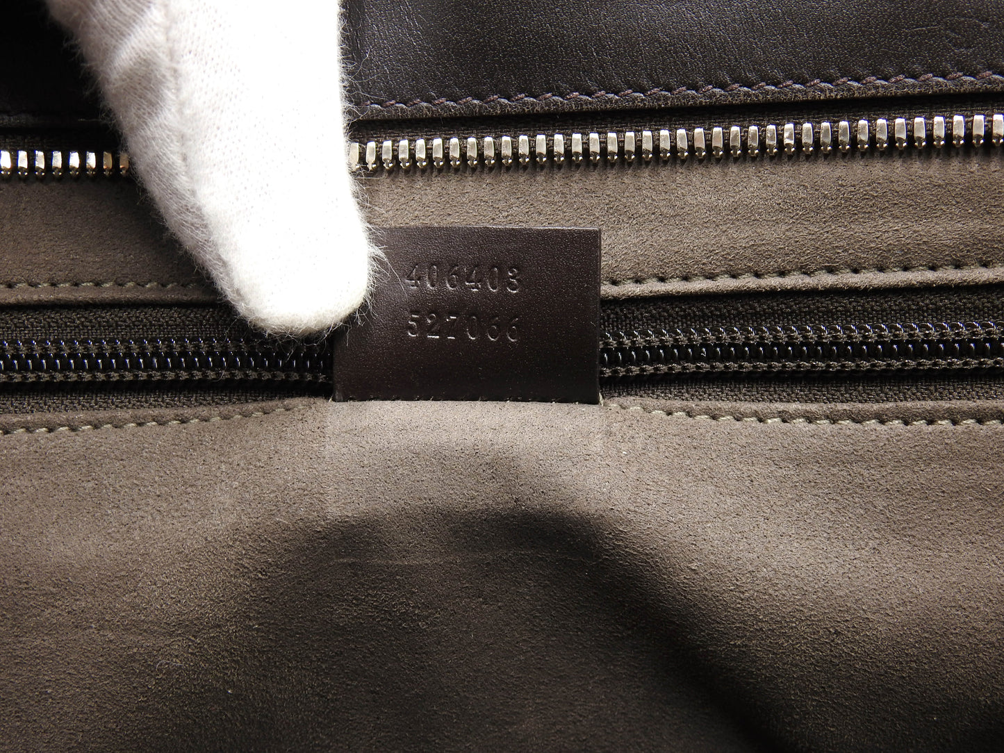 GUCCI GG Supreme Leather Large Tote Bag Monogram Beige Brown 406403