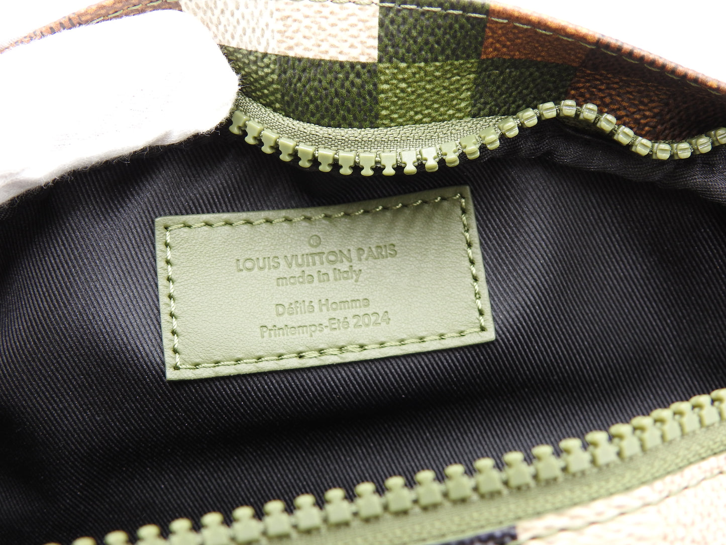 LOUIS VUITTON Damoflage Motion Bumbag Waist Belt Bag Green M24446