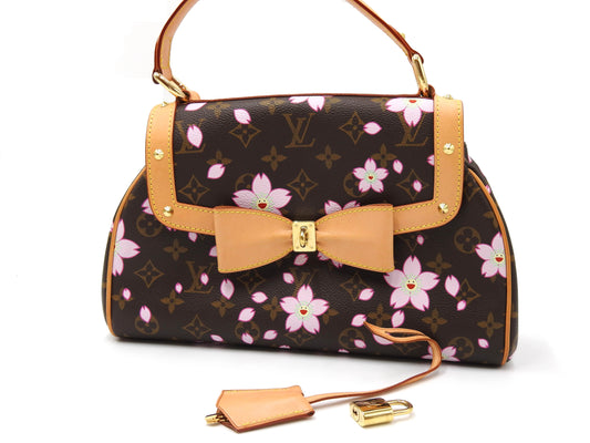 LOUIS VUITTON Sac Retro PM Hand Bag Monogram Cherry Blossom M92012