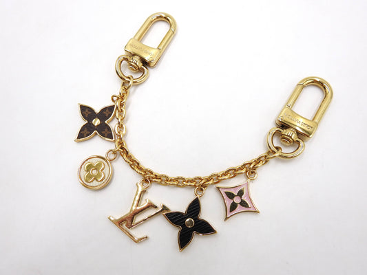 LOUIS VUITTON Spring Street Chain Bag Charm Key Holder Gold M01188