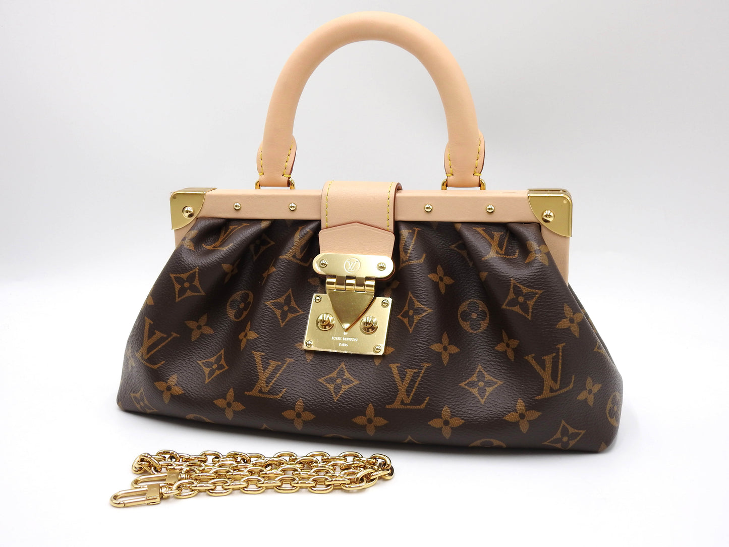 LOUIS VUITTON Monogram Clutch 2way Shoulder Hand Bag M46544