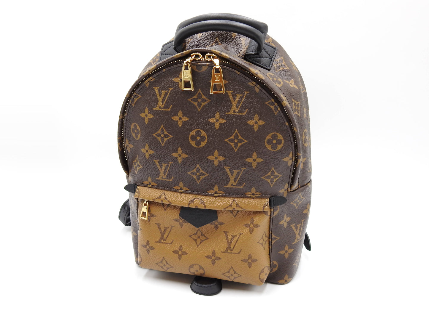 LOUIS VUITTON Monogram Reverse Palm Springs Backpack Bag PM M44870