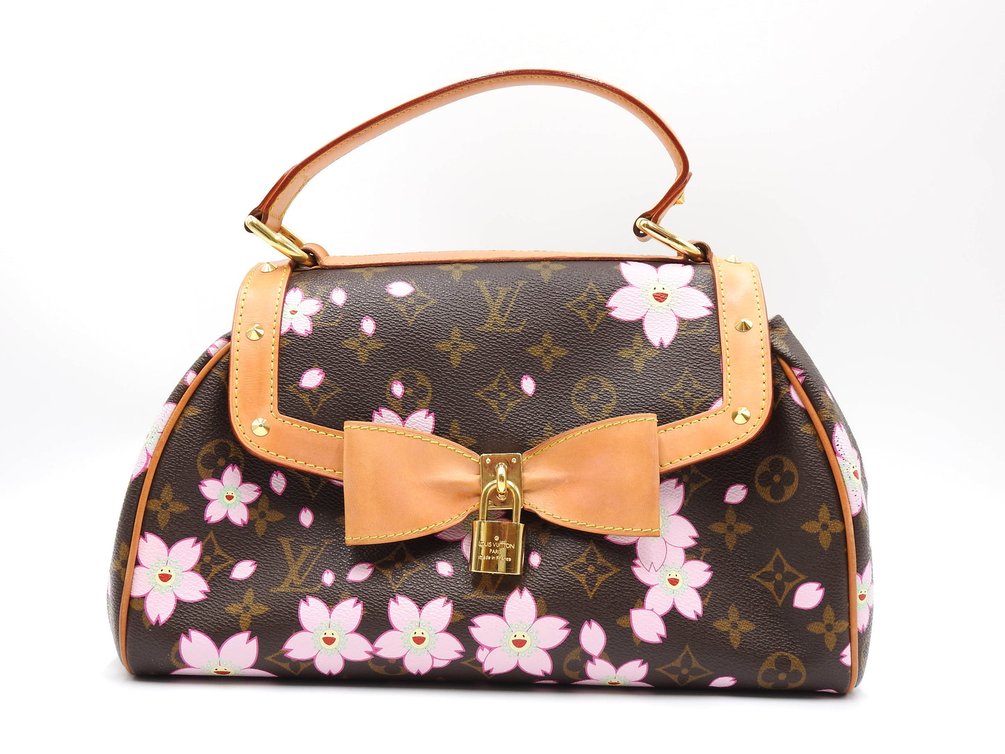 LOUIS VUITTON Sac Retro PM Hand Bag Monogram Cherry Blossom M92012