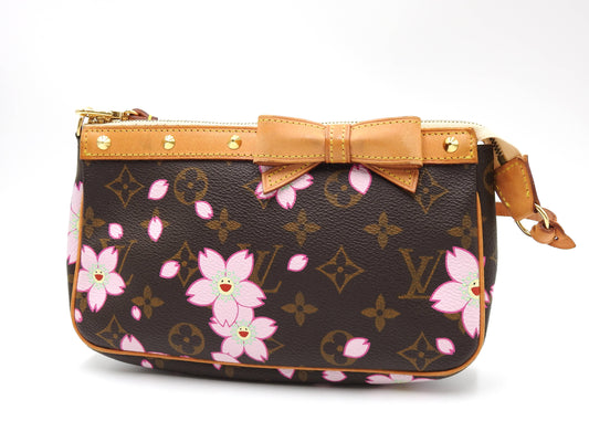 LOUIS VUITTON Monogram Cherry Blossom Pochette Accessories M92006