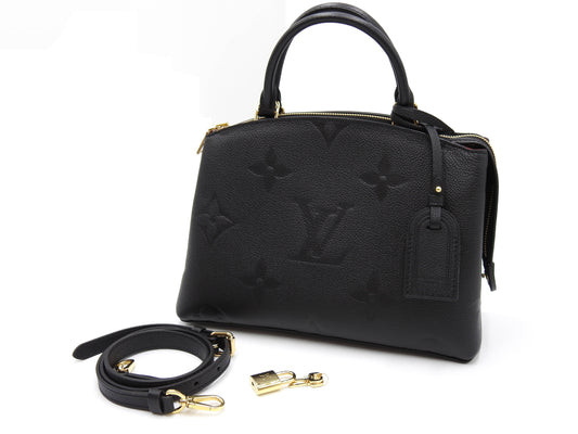 LOUIS VUITTON Monogram Empreinte Petit Palais PM Shoulder Hand Bag M58916