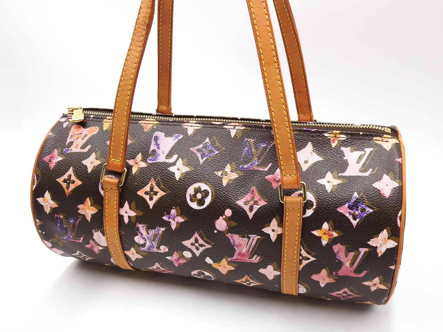 LOUIS VUITTON Papillon 30 Shoulder Hand Bag Monogram Water Color M95753