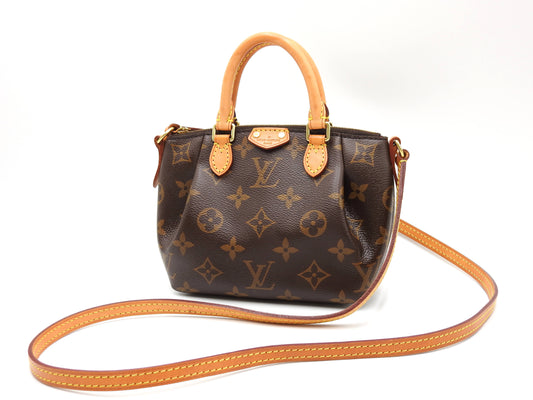 LOUIS VUITTON Monogram Nano Turenne 2way Shoulder Hand Bag Canvas M61253