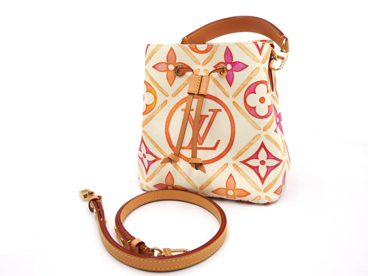 LOUIS VUITTON Monogram Tile By The Pool NeoNoe BB Shoulder Hand Bag M25315