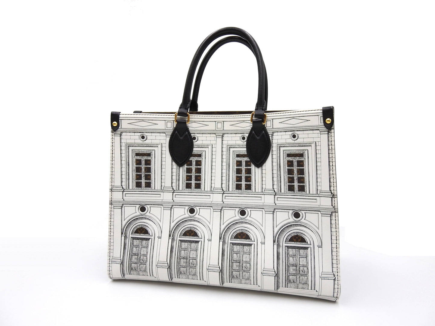 LOUIS VUITTON FORNASETTI Monogram OnTheGO MM 2way Shoulder Tote Bag M59264