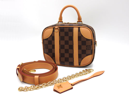 LOUIS VUITTON Damier Valisette Souple BB Hand Bag Shoulder Bag N50065