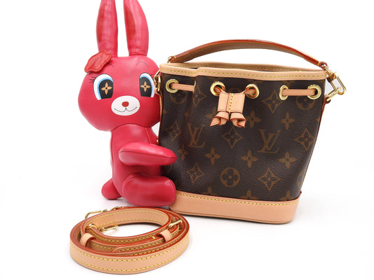LOUIS VUITTON Monogram Nano Noe Nicolas Ghesquière Shoulder Hand Bag M11305