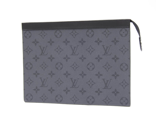 LOUIS VUITTON Pochette Voyage MM Clutch Second Bag Monogram Eclipse M69535