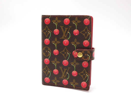 LOUIS VUITTON Monogram Cherry Agenda PM Day Planner Cover R21023