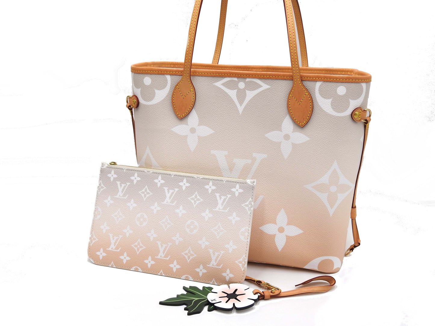 LOUIS VUITTON Monogram Giant By The Pool Neverfull MM Shoulder Bag M45679