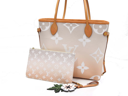 LOUIS VUITTON Monogram Giant By The Pool Neverfull MM Shoulder Bag M45679
