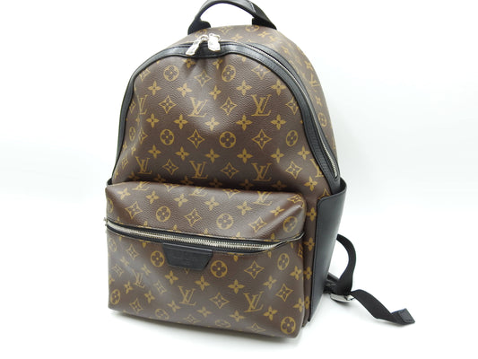 LOUIS VUITTON Monogram Macassar Discovery Backpack PM Canvas M46684