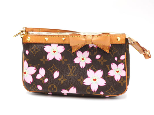 LOUIS VUITTON Monogram Cherry Blossom Pochette Accessories M92006